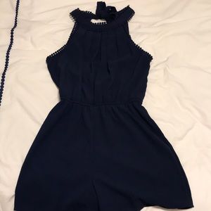Navy romper